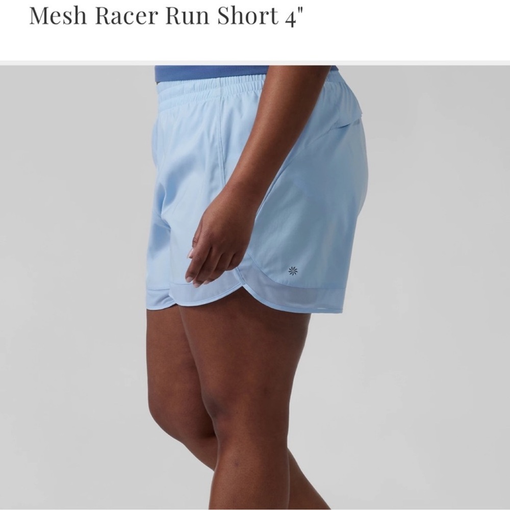 Athleta Mesh Run Racer Short - Picture 2 of 9